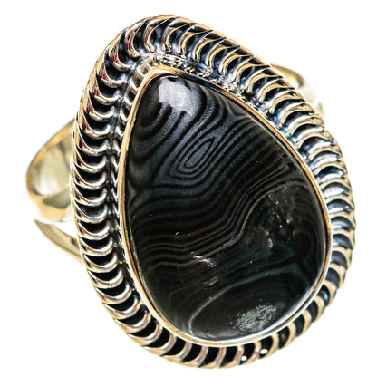 Psilomelane Rings handcrafted by Ana Silver Co - RING106261 - Photo 2