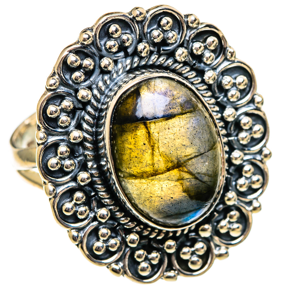 Labradorite Rings handcrafted by Ana Silver Co - RING106274 - Photo 2