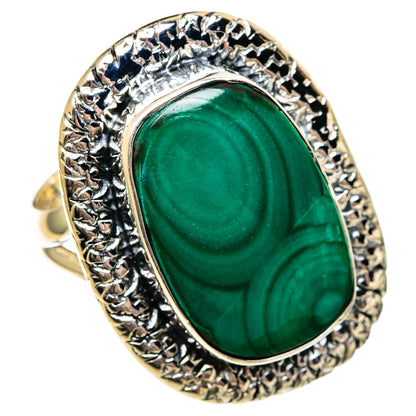 Malachite Rings handcrafted by Ana Silver Co - RING106279 - Photo 2
