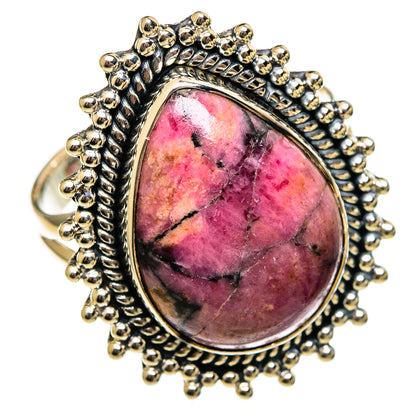 Rhodonite Rings handcrafted by Ana Silver Co - RING106293 - Photo 2
