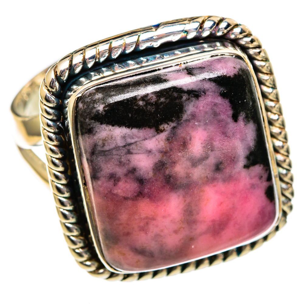 Rhodonite Rings handcrafted by Ana Silver Co - RING106294 - Photo 2