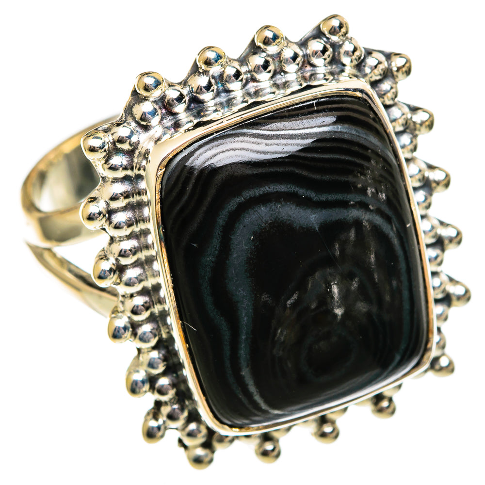 Psilomelane Rings handcrafted by Ana Silver Co - RING106299 - Photo 2