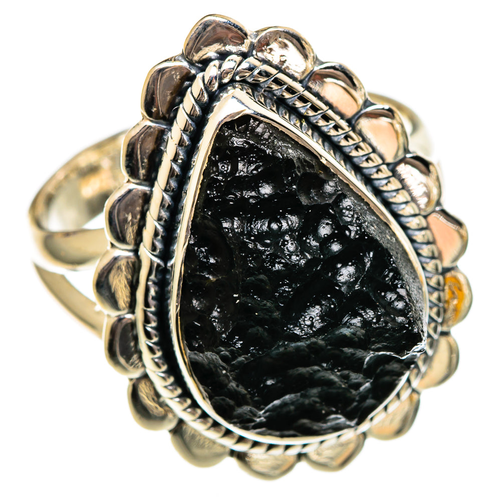 Tektite Rings handcrafted by Ana Silver Co - RING106300 - Photo 2