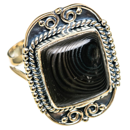 Psilomelane Rings handcrafted by Ana Silver Co - RING106301 - Photo 2