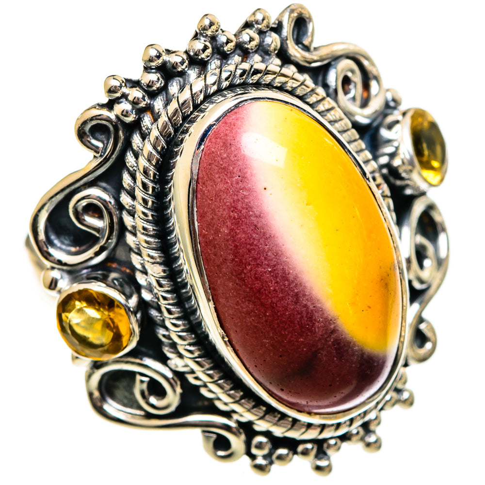 Mookaite Rings handcrafted by Ana Silver Co - RING106324 - Photo 2