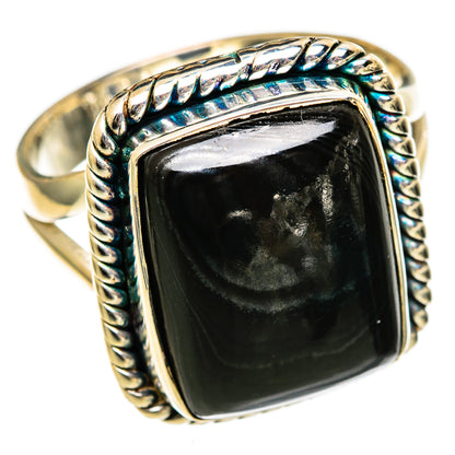 Psilomelane Rings handcrafted by Ana Silver Co - RING106335 - Photo 2