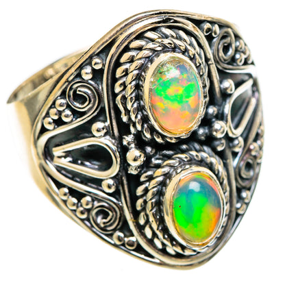 Ethiopian Opal Rings handcrafted by Ana Silver Co - RING106343 - Photo 2