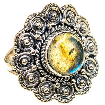 Labradorite Rings handcrafted by Ana Silver Co - RING106386 - Photo 2