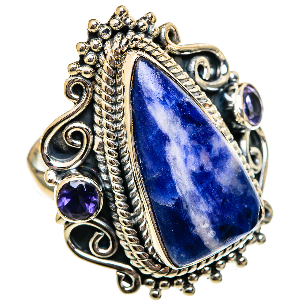 Sodalite Rings handcrafted by Ana Silver Co - RING106387 - Photo 2