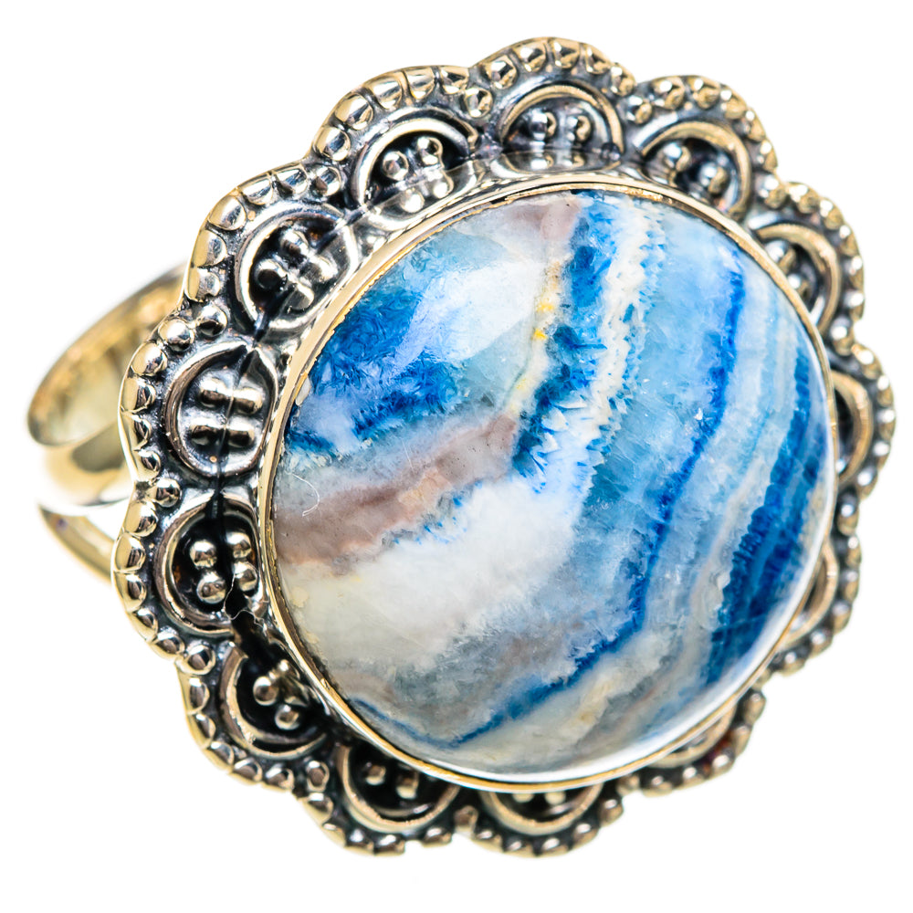 Blue Scheelite Rings handcrafted by Ana Silver Co - RING106390 - Photo 2