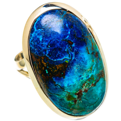 Chrysocolla Rings handcrafted by Ana Silver Co - RING106391 - Photo 2
