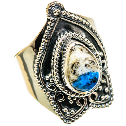 K2 Blue Azurite Rings handcrafted by Ana Silver Co - RING106392 - Photo 2