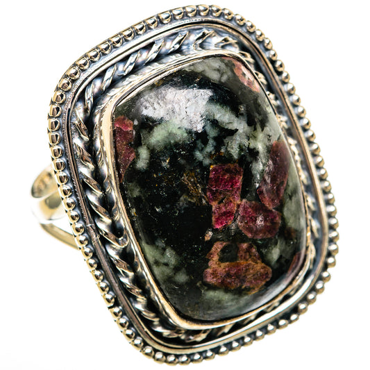 Russian Eudialyte Rings handcrafted by Ana Silver Co - RING106416 - Photo 2