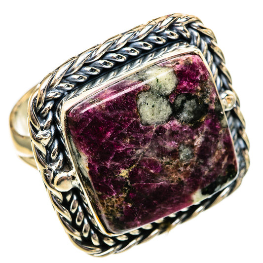 Russian Eudialyte Rings handcrafted by Ana Silver Co - RING106417 - Photo 2