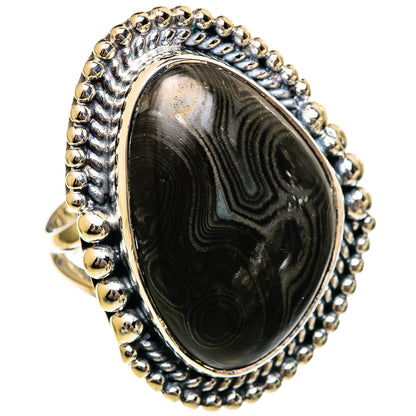 Psilomelane Rings handcrafted by Ana Silver Co - RING106422 - Photo 2