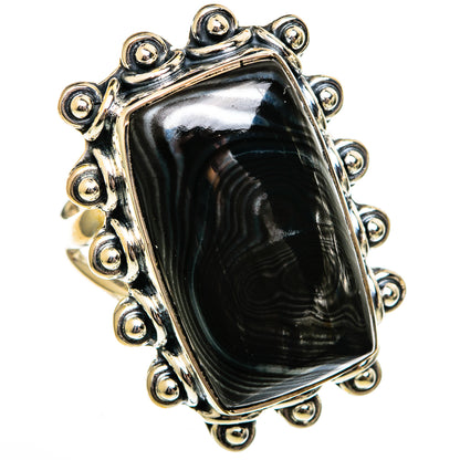 Psilomelane Rings handcrafted by Ana Silver Co - RING106423 - Photo 2