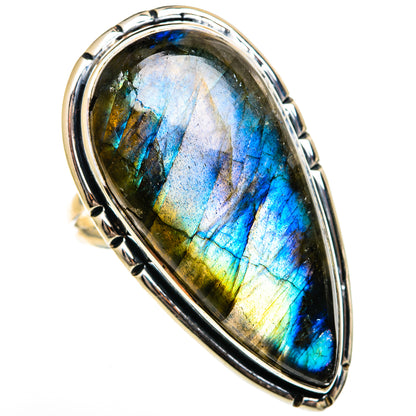 Labradorite Rings handcrafted by Ana Silver Co - RING106435 - Photo 2
