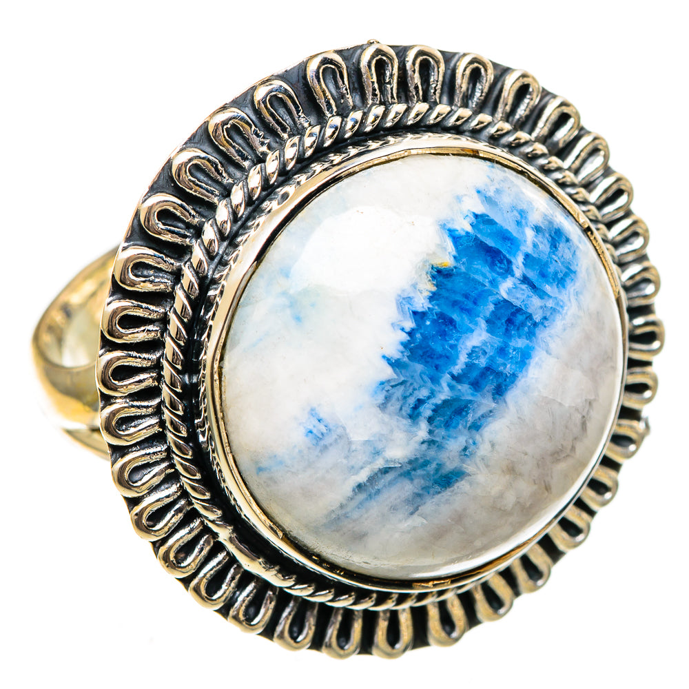 Blue Scheelite Rings handcrafted by Ana Silver Co - RING106436 - Photo 2