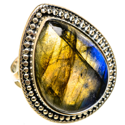 Labradorite Rings handcrafted by Ana Silver Co - RING106439 - Photo 2