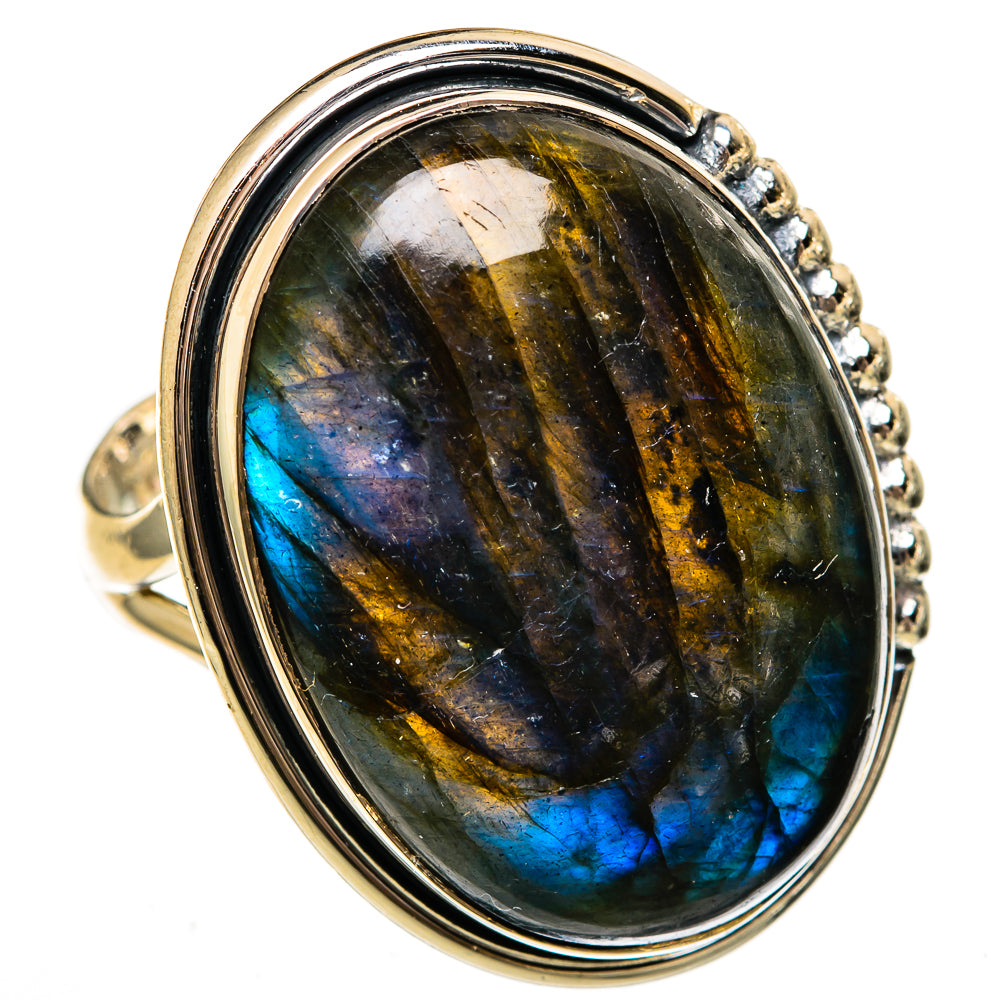 Labradorite Rings handcrafted by Ana Silver Co - RING106440 - Photo 2
