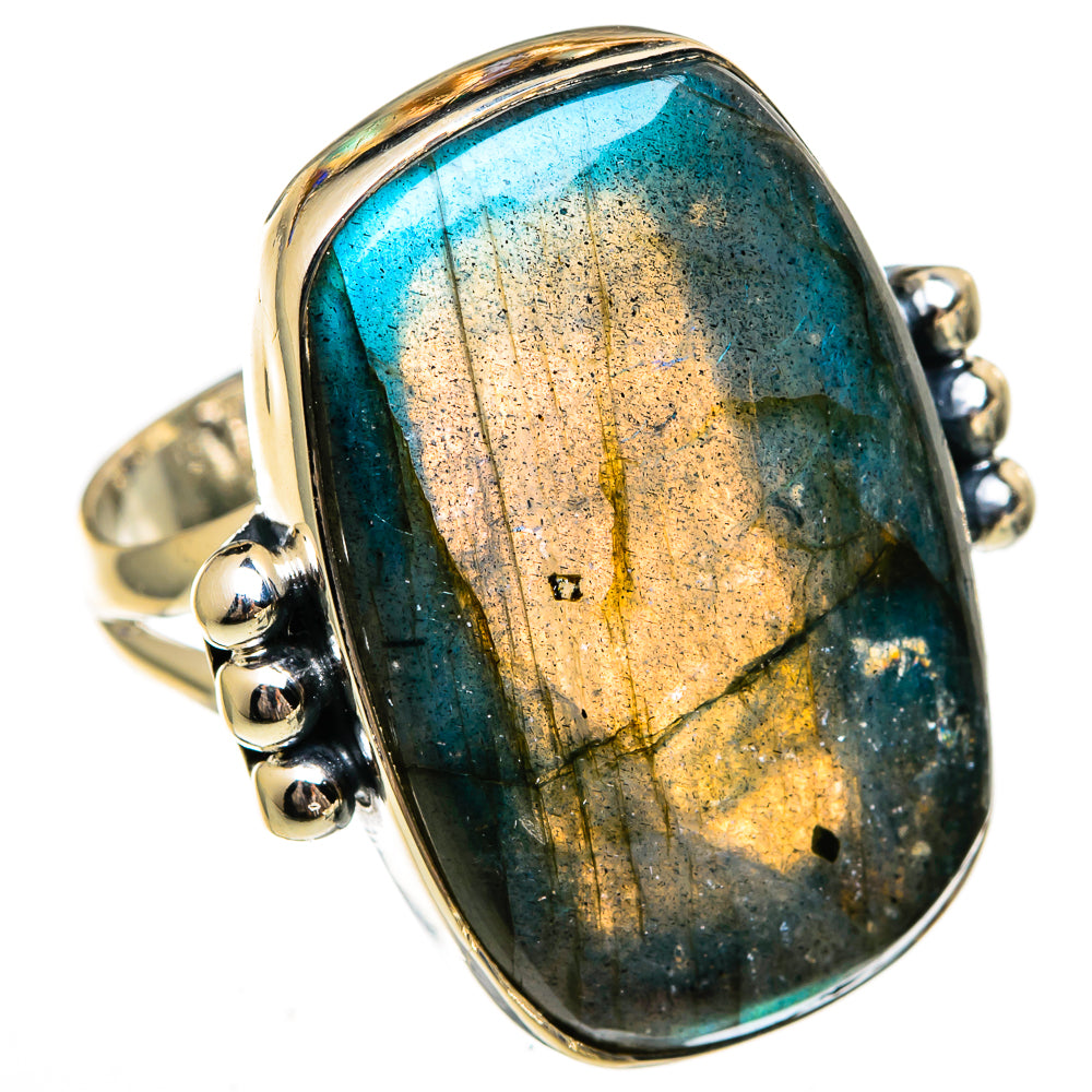 Labradorite Rings handcrafted by Ana Silver Co - RING106442 - Photo 2