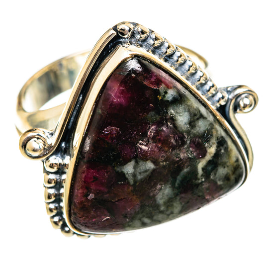 Russian Eudialyte Rings handcrafted by Ana Silver Co - RING106461 - Photo 2