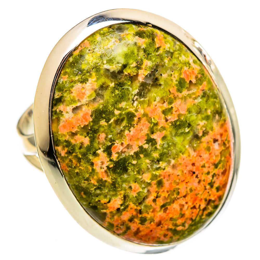 Unakite Rings handcrafted by Ana Silver Co - RING106482 - Photo 2