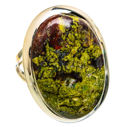Dragon's Blood Stone Rings handcrafted by Ana Silver Co - RING106483 - Photo 2