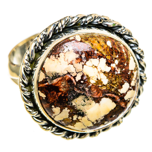 Wild Horse Jasper Rings handcrafted by Ana Silver Co - RING106487 - Photo 2