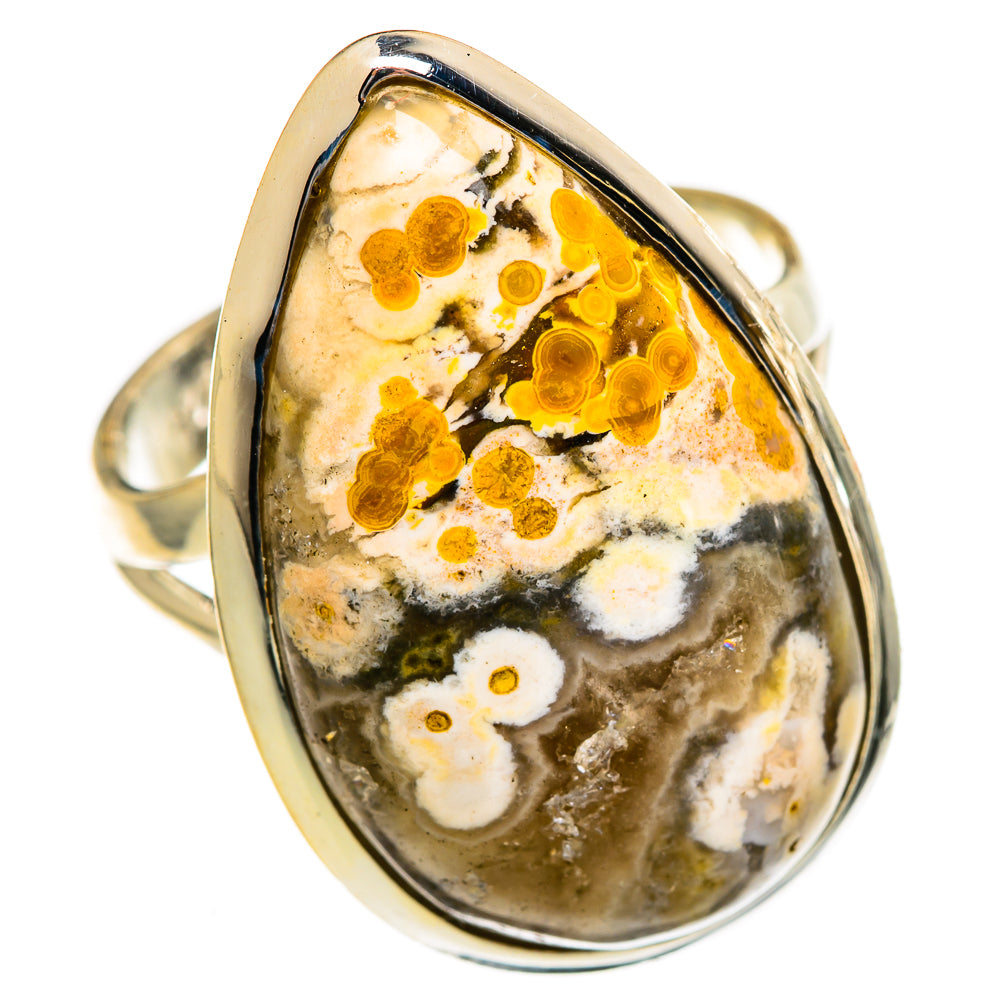 Ocean Jasper Rings handcrafted by Ana Silver Co - RING106494 - Photo 2