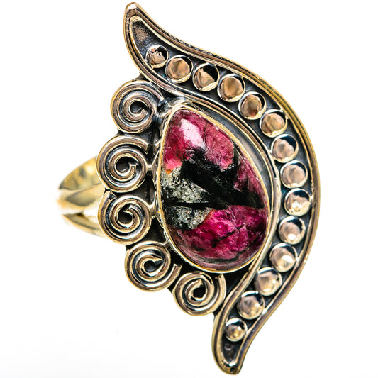 Russian Eudialyte Rings handcrafted by Ana Silver Co - RING106497 - Photo 2