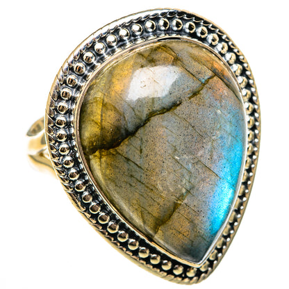 Labradorite Rings handcrafted by Ana Silver Co - RING106510 - Photo 2