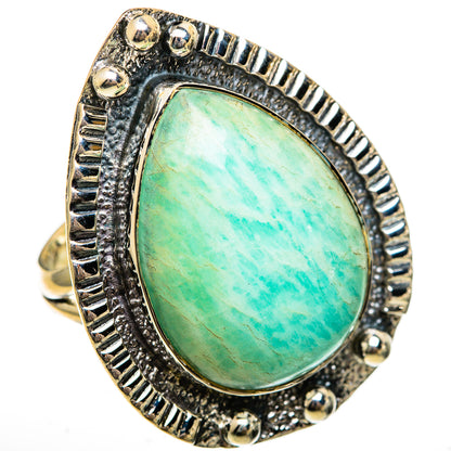 Amazonite Rings handcrafted by Ana Silver Co - RING106515 - Photo 2