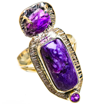Charoite Rings handcrafted by Ana Silver Co - RING106527 - Photo 2