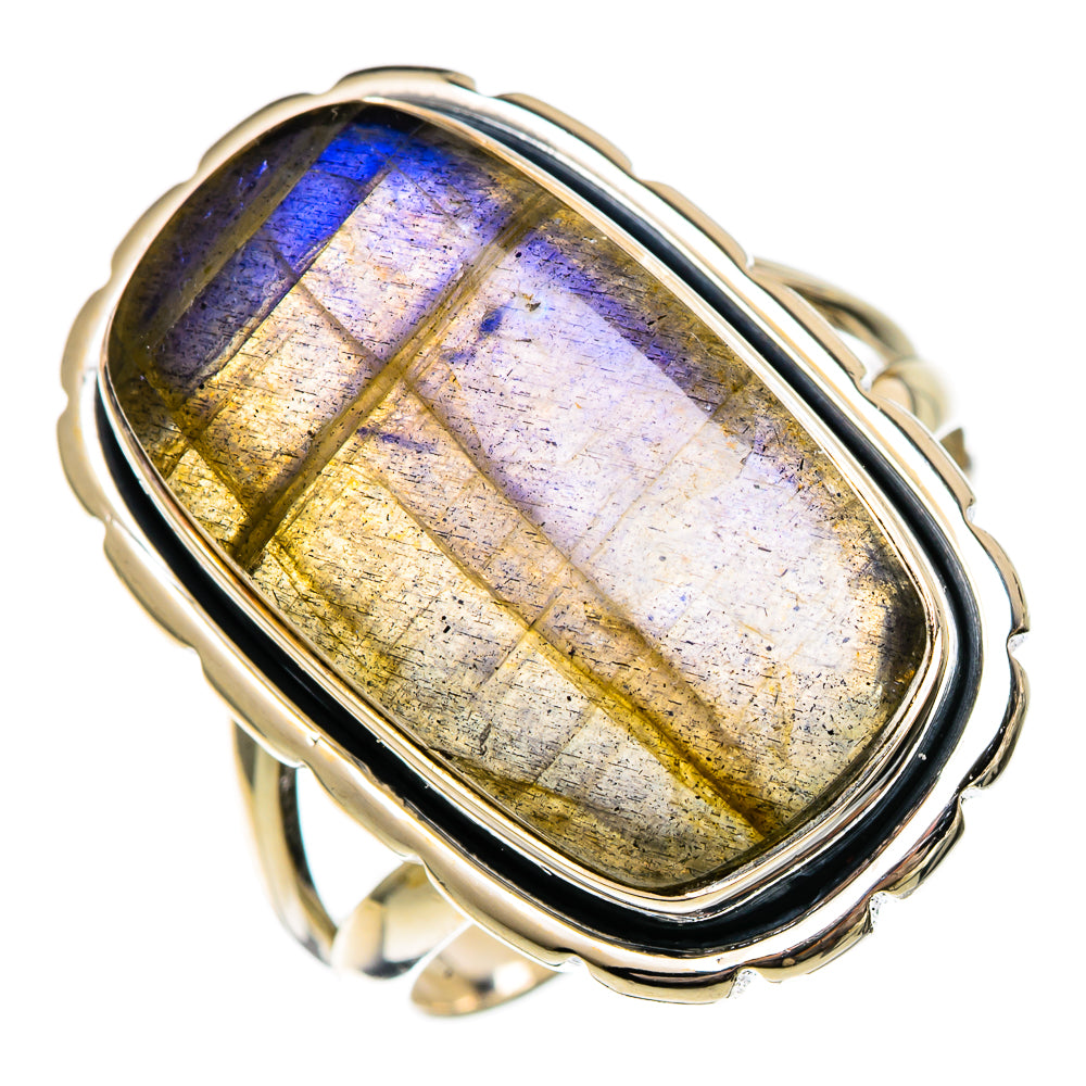 Labradorite Rings handcrafted by Ana Silver Co - RING106530 - Photo 2