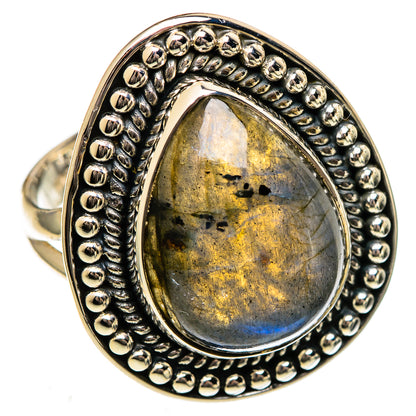Labradorite Rings handcrafted by Ana Silver Co - RING106535 - Photo 2