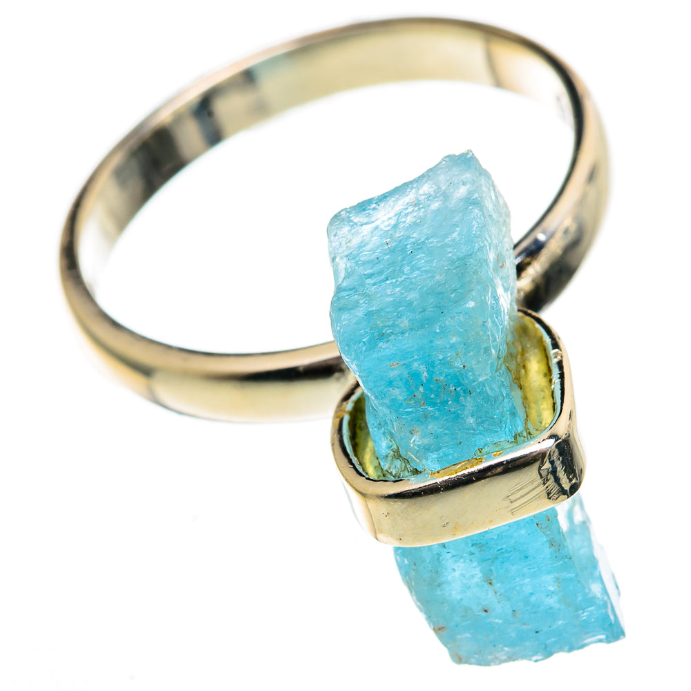 Aquamarine Rings handcrafted by Ana Silver Co - RING106537 - Photo 2