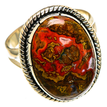 Moroccan Agate Rings handcrafted by Ana Silver Co - RING106549 - Photo 2