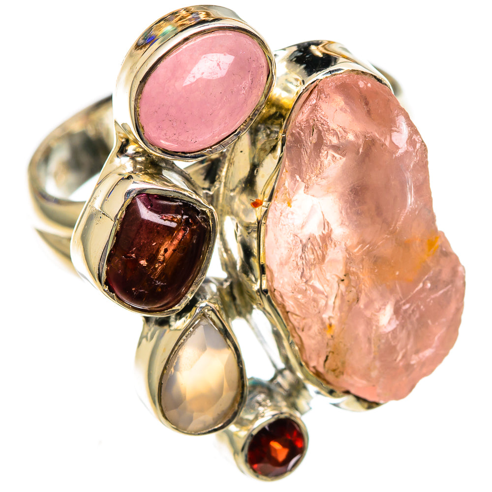 Rose Quartz Rings handcrafted by Ana Silver Co - RING106553 - Photo 2