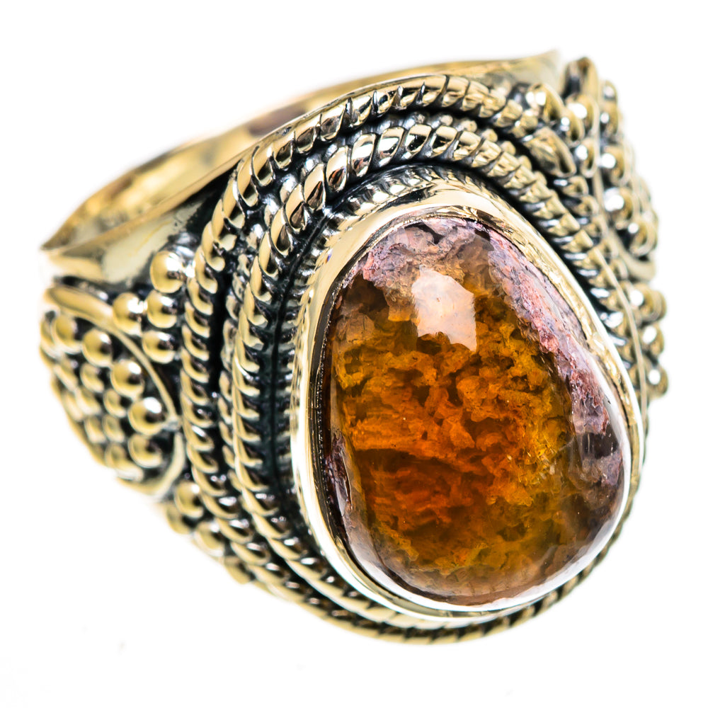 Mexican Fire Opal Rings handcrafted by Ana Silver Co - RING106564 - Photo 2