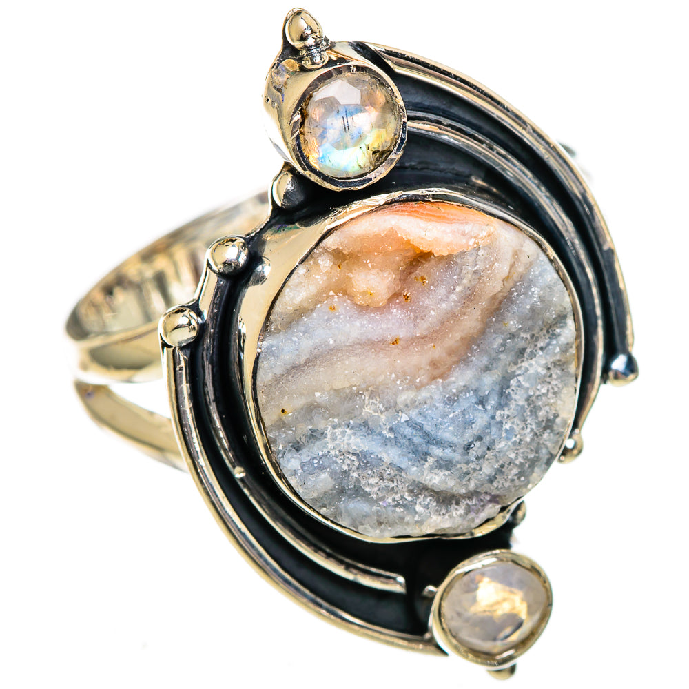 Desert Druzy Rings handcrafted by Ana Silver Co - RING106565 - Photo 2
