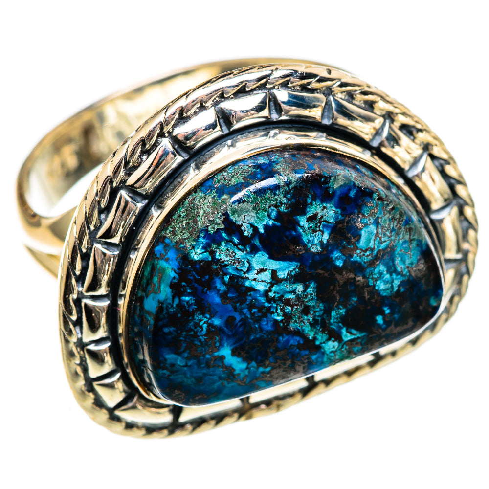 Shattuckite Rings handcrafted by Ana Silver Co - RING106569 - Photo 2
