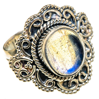 Labradorite Rings handcrafted by Ana Silver Co - RING106570 - Photo 2