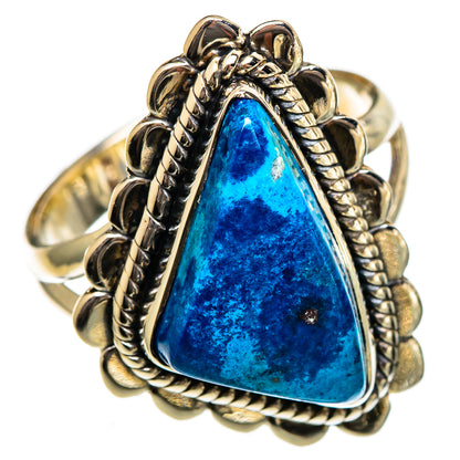 Shattuckite Rings handcrafted by Ana Silver Co - RING106571 - Photo 2