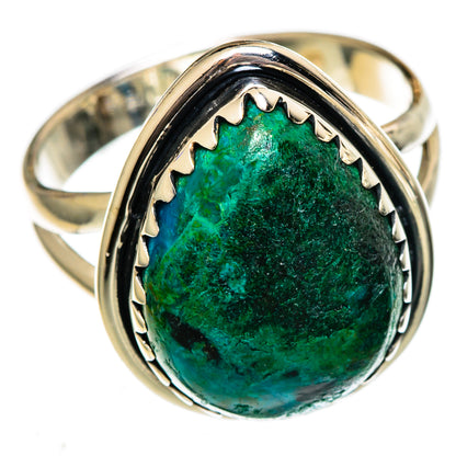 Chrysocolla Rings handcrafted by Ana Silver Co - RING106579 - Photo 2