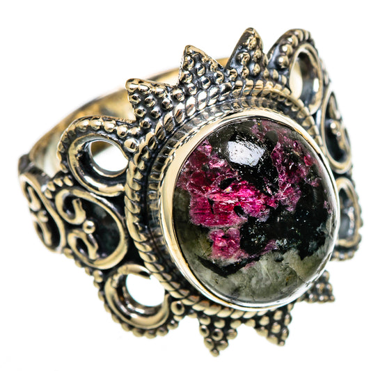 Russian Eudialyte Rings handcrafted by Ana Silver Co - RING106593 - Photo 2