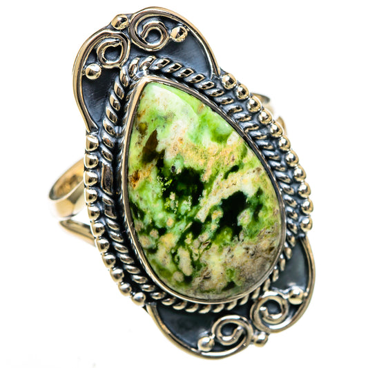 Rainforest Opal Rings handcrafted by Ana Silver Co - RING106620 - Photo 2