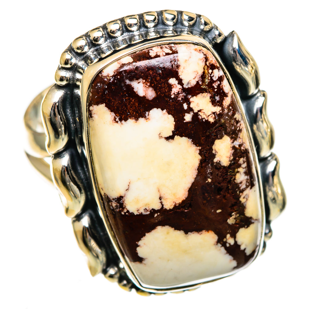 Wild Horse Jasper Rings handcrafted by Ana Silver Co - RING106625 - Photo 2