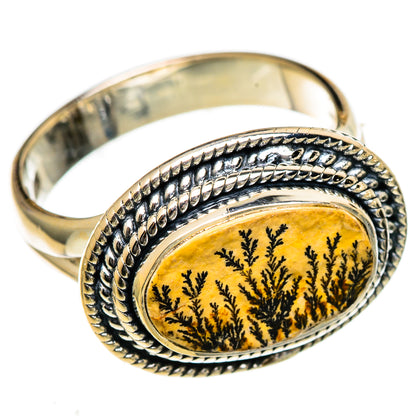 Germany Psilomelane Dendrite Rings handcrafted by Ana Silver Co - RING106626 - Photo 2