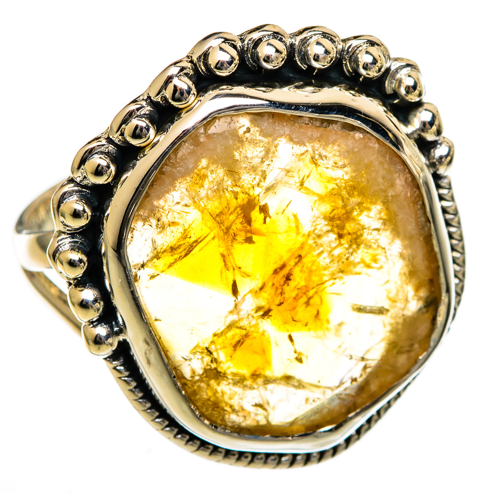 Citrine Rings handcrafted by Ana Silver Co - RING106627 - Photo 2